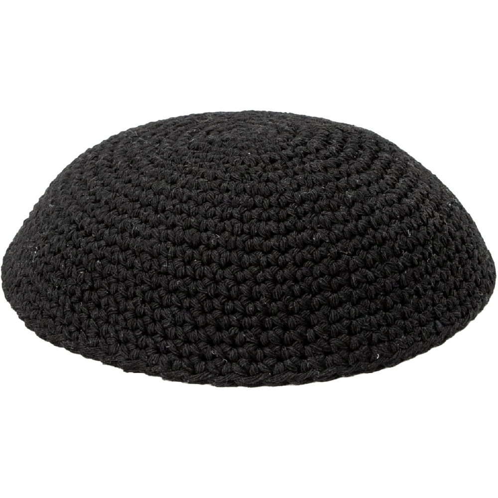 11111 כיפה שחור ילדים