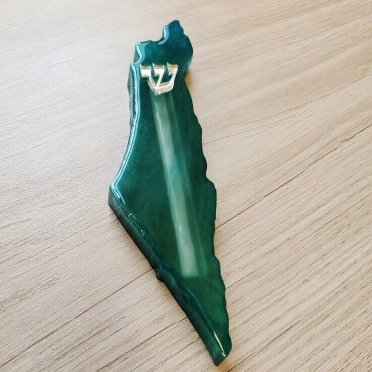 בית מזוזה מעוצב טורקיז בעבודת יד